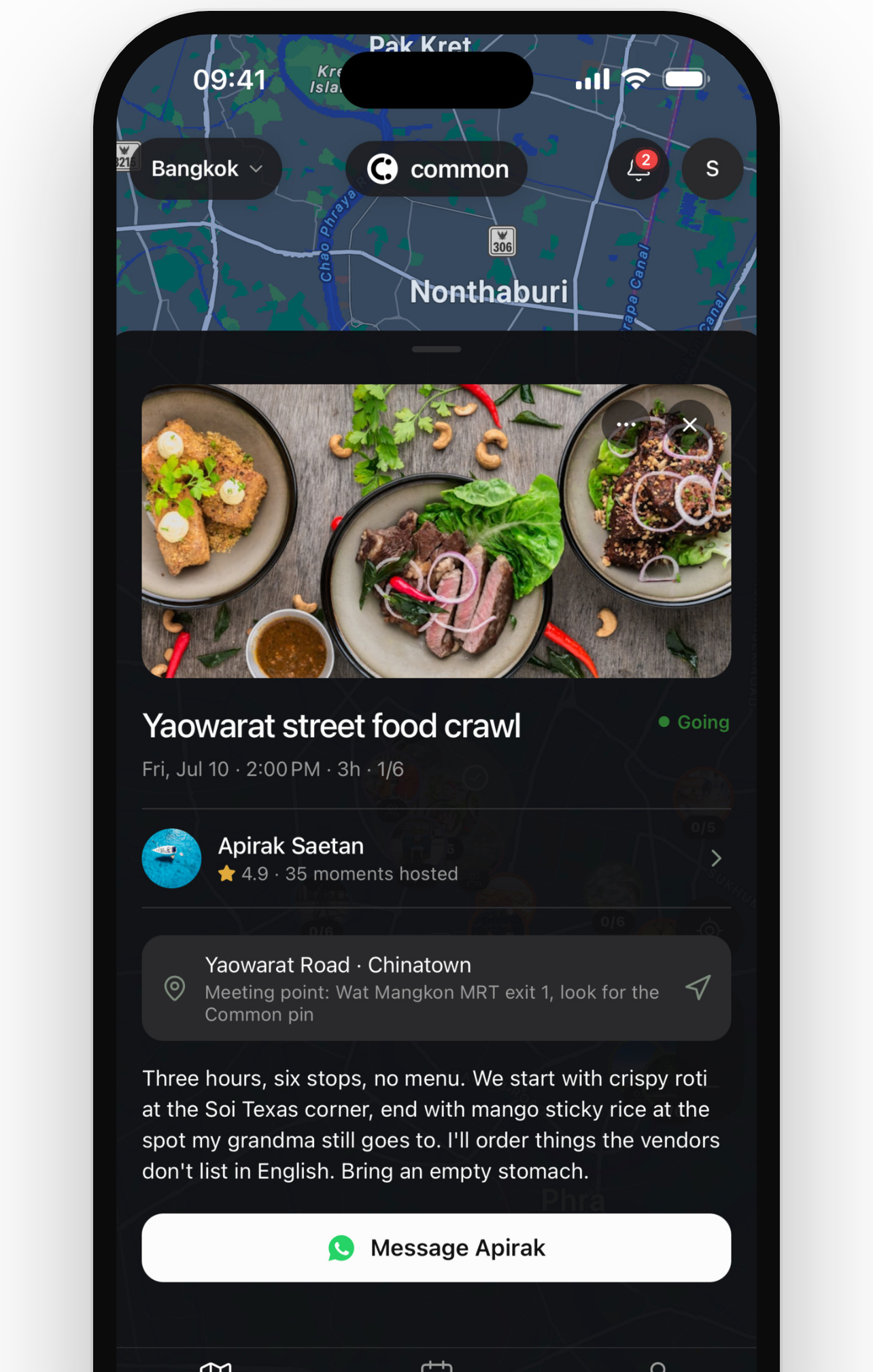 A Common moment: a local-hosted street food crawl you can join